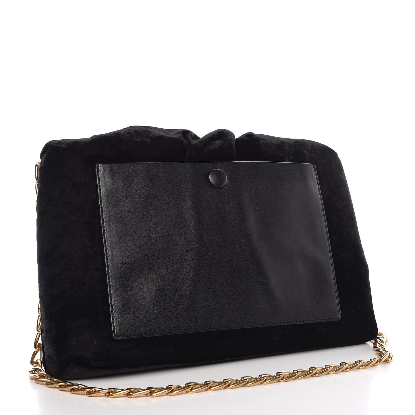 Velvet Nina Fold Over Black