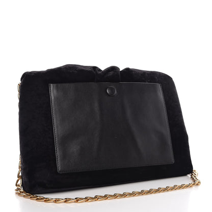 Stella McCartney Velvet Nina Fold Over Black 3 of 8