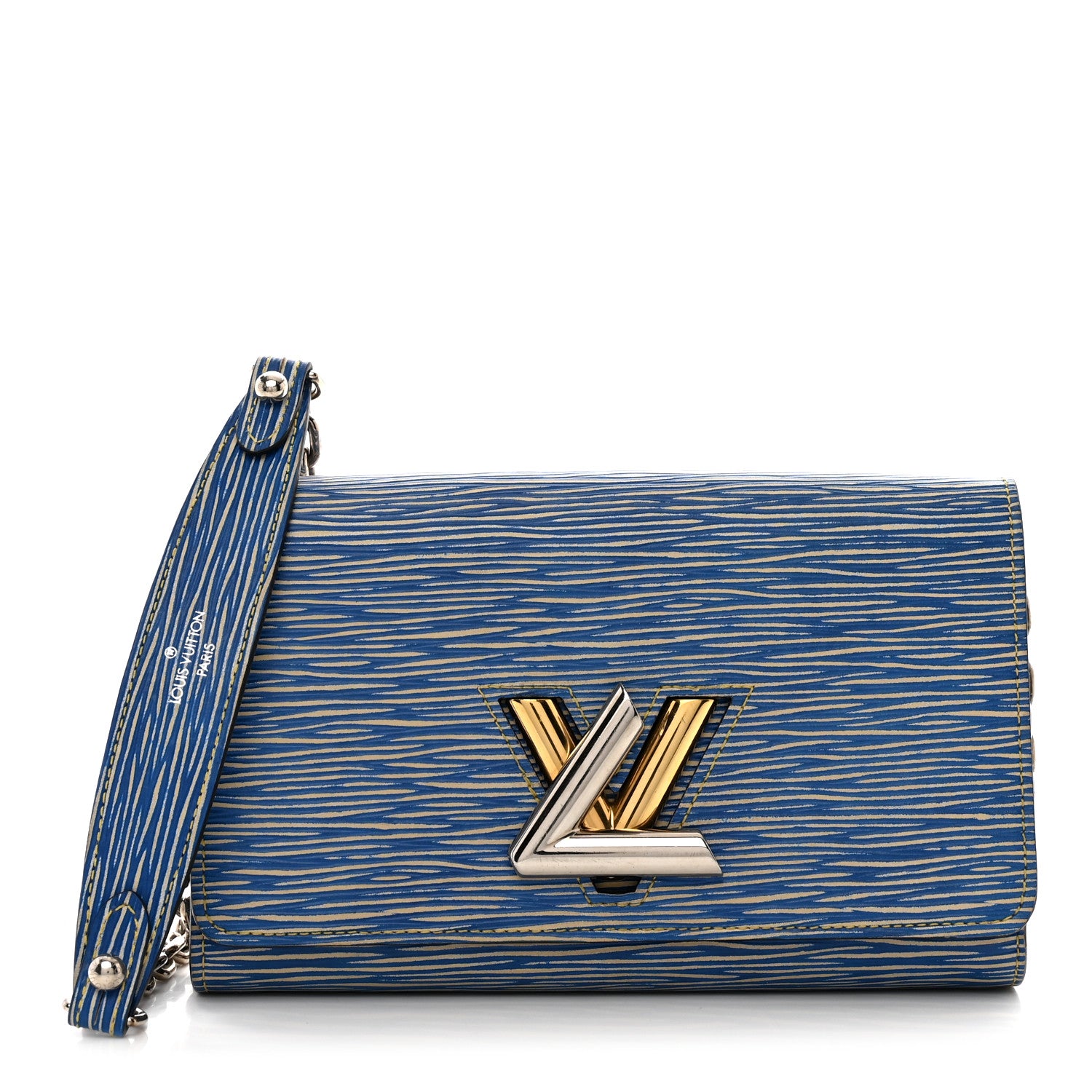 Louis Vuitton Epi Twist Chain Wallet Denim Light 1 of 10