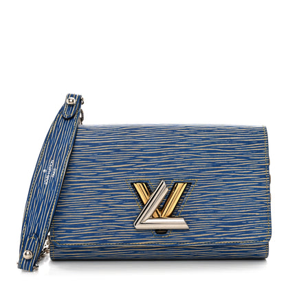Louis Vuitton Epi Twist Chain Wallet Denim Light 1 of 10