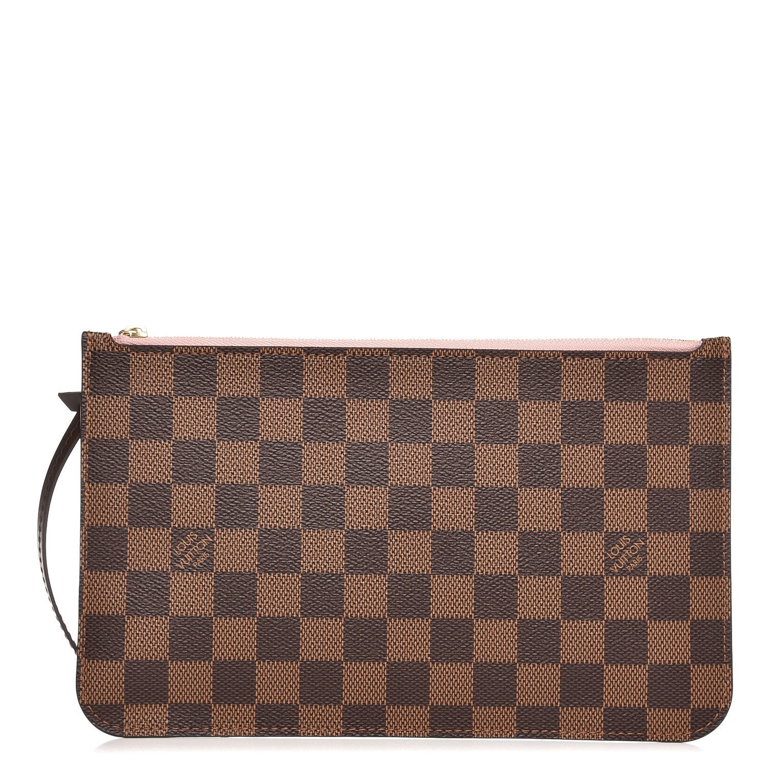 Louis Vuitton Damier Ebene Neverfull MM GM Pochette Rose Ballerine 1 of 7