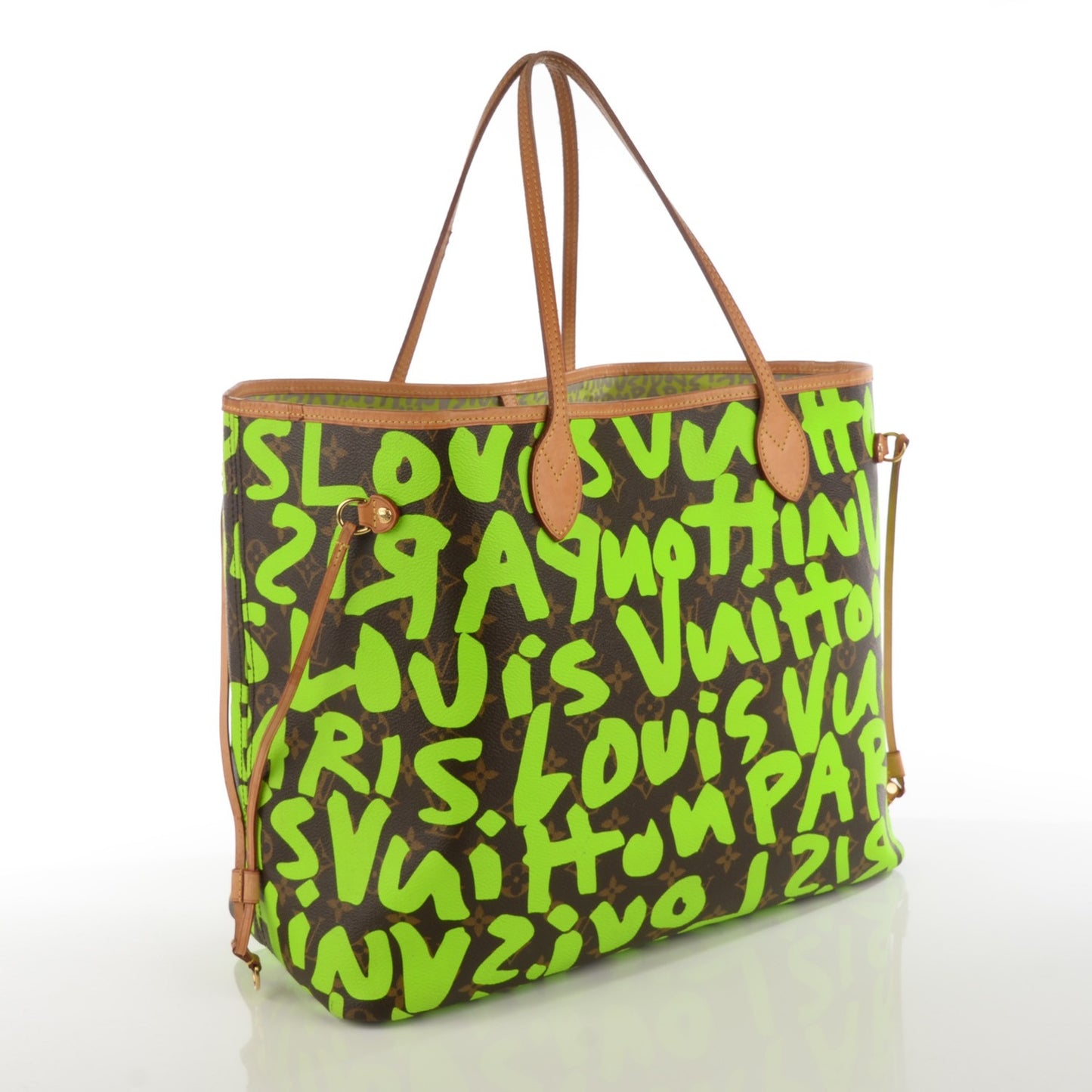 Monogram Graffiti Neverfull GM Green