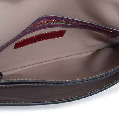 Valentino Garavani Nappa Rockstud Wristlet Clutch Aubergine 5 of 9