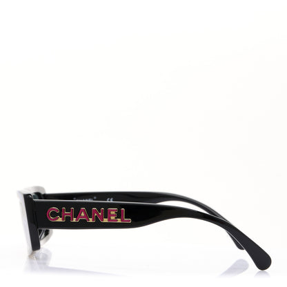 Chanel Acetate CC Sunglasses 71473A Black 6 of 14