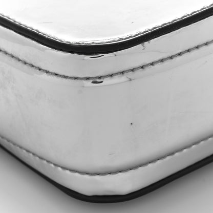 Marc Jacobs Metallic Calfskin Gen Z Snapshot Camera Bag Silver 8 of 10