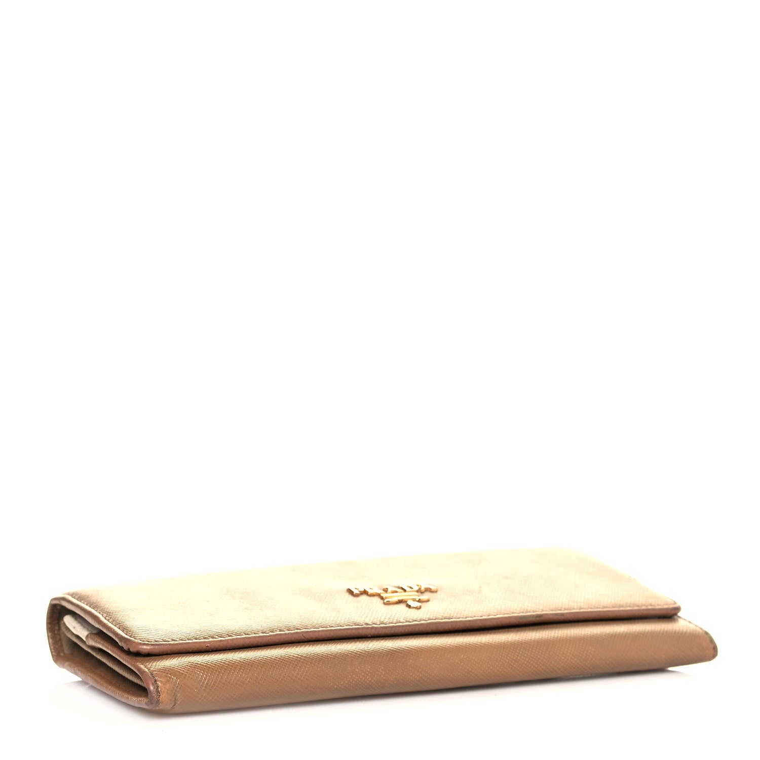 Prada Saffiano Metal Continental Flap Wallet Cammeo 4 of 15