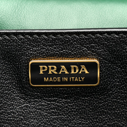 Prada City Calf Saffiano Cahier Bag Biliardo Black 7 of 18