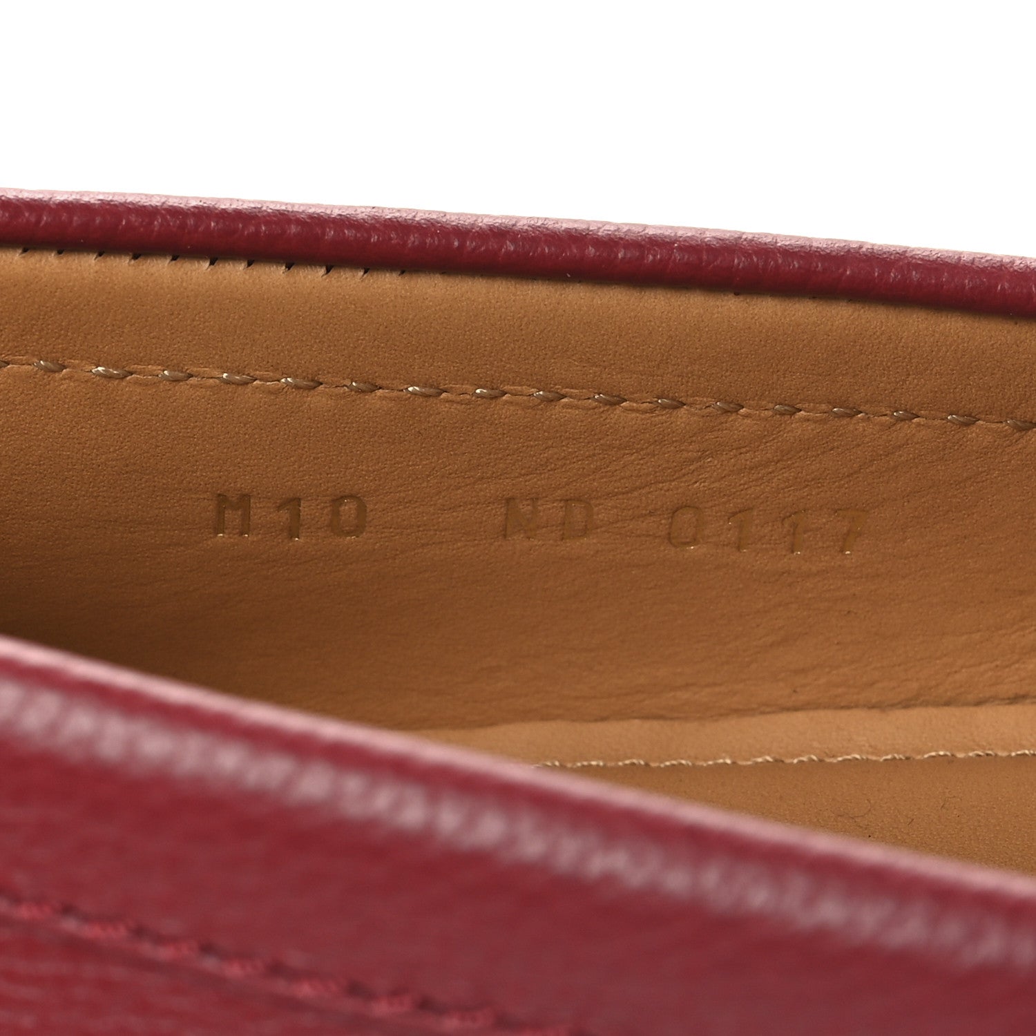 Louis Vuitton Calfskin Racetrack Moccasin Loafers 10 Rouge 7 of 8