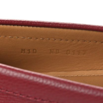 Louis Vuitton Calfskin Racetrack Moccasin Loafers 10 Rouge 7 of 8