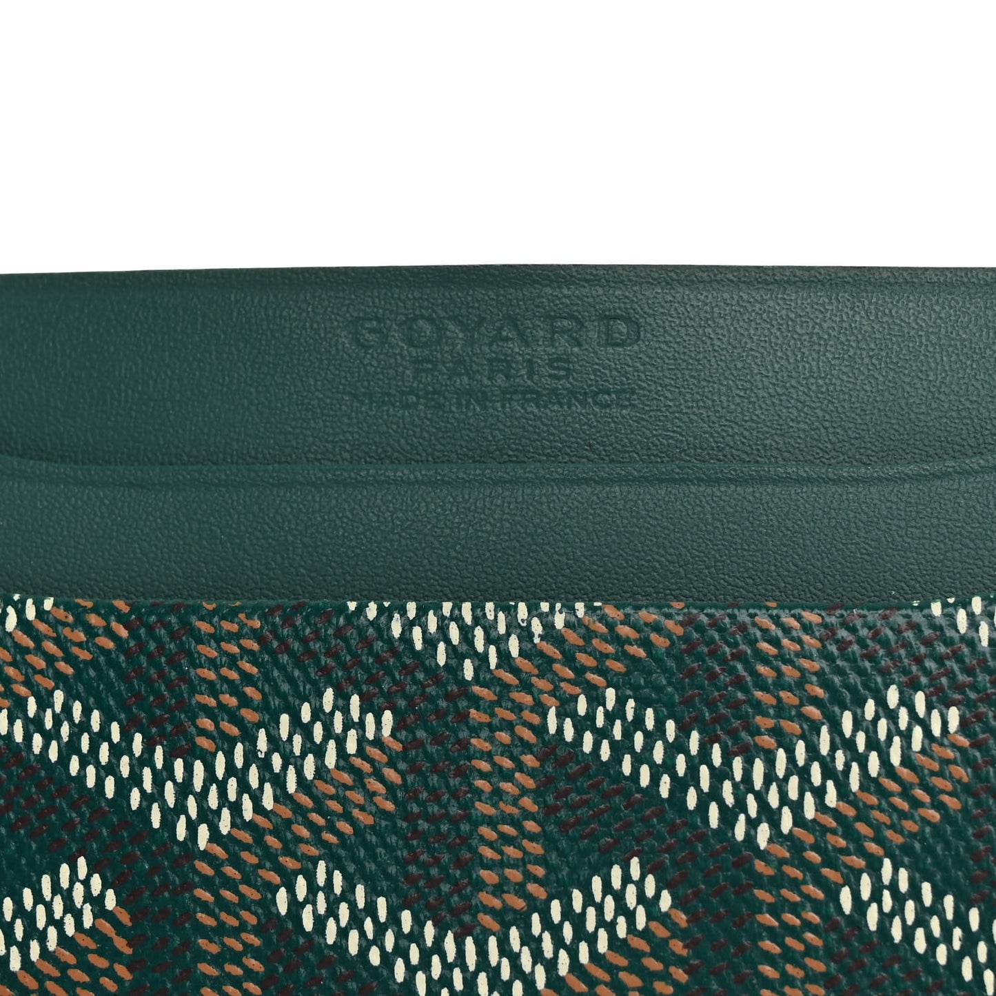 Goyardine Saint Sulpice Card Holder Green