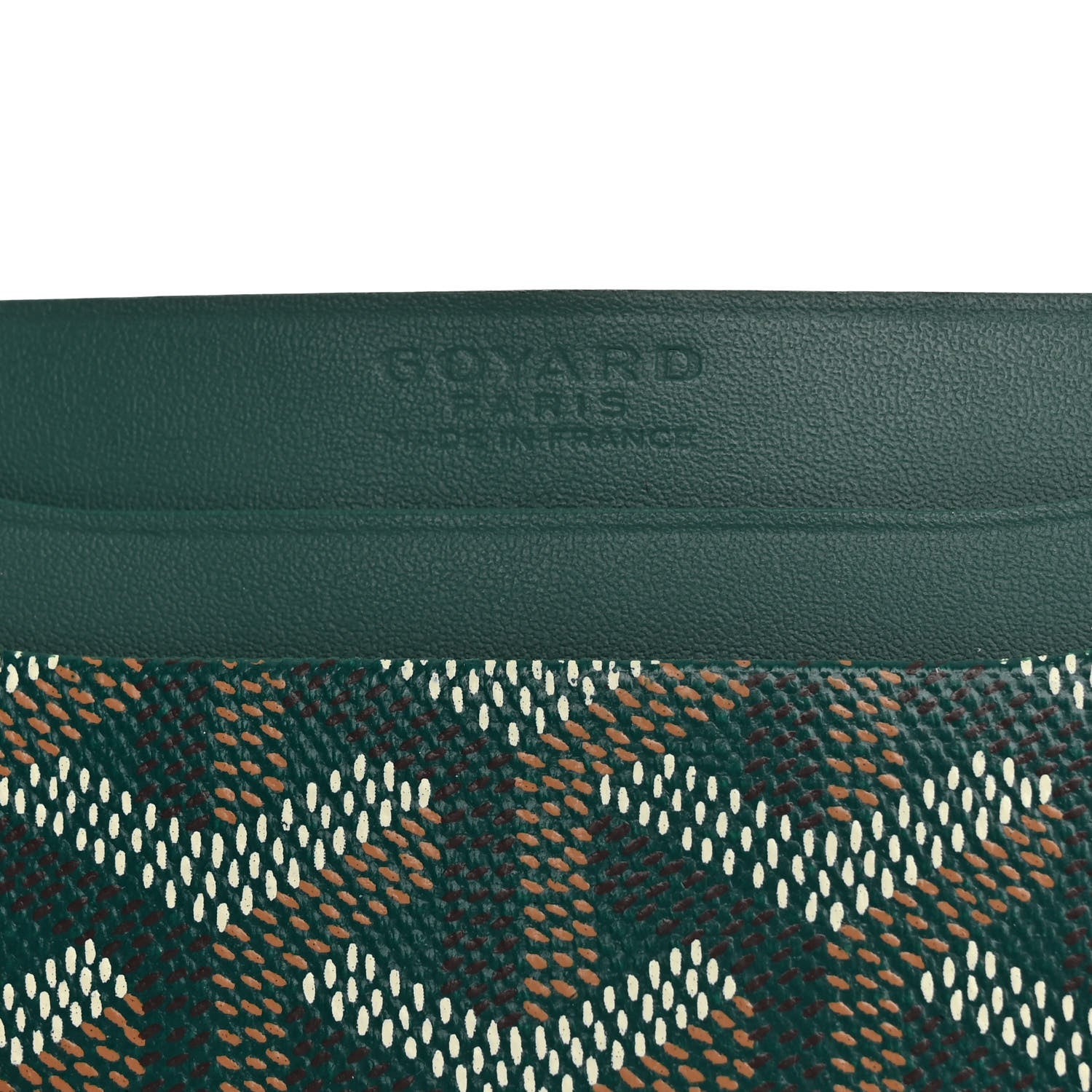 Goyard Goyardine Saint Sulpice Card Holder Green 6 of 7