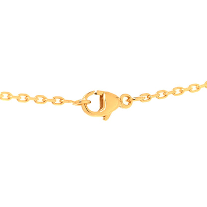 Hermes Lacquered Gold Mini Pop H Pendant Necklace Marron Glace 4 of 6