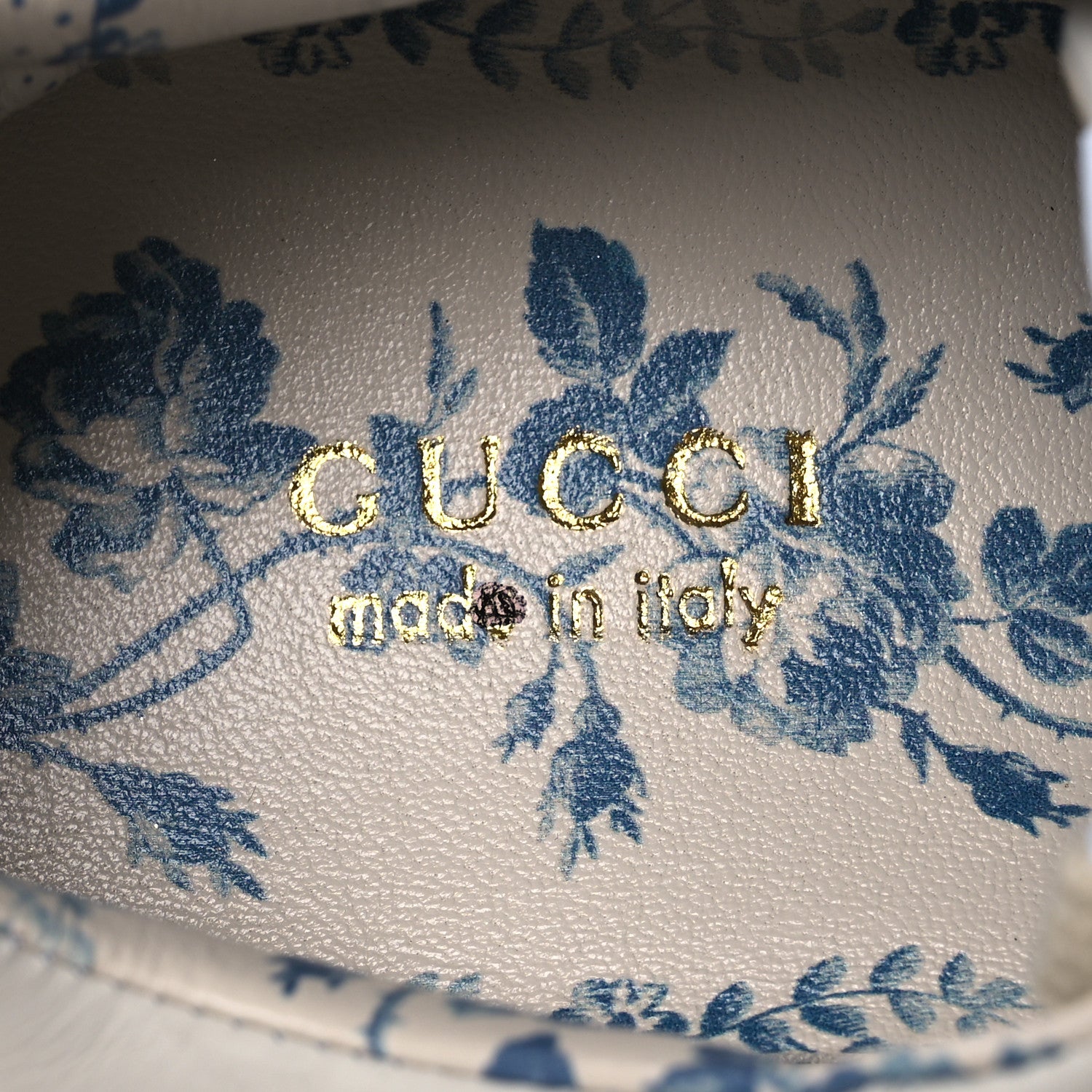 Gucci Calfskin Glitter Game Logo Womens Rhyton Sneakers 37.5 Mystic White 9 of 11