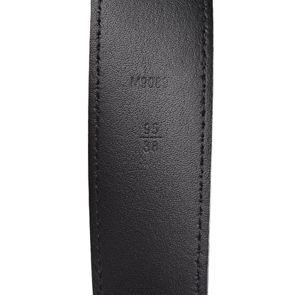 Louis Vuitton Calfskin Monogram Eclipse LV Montana Belt 95 38 7 of 7