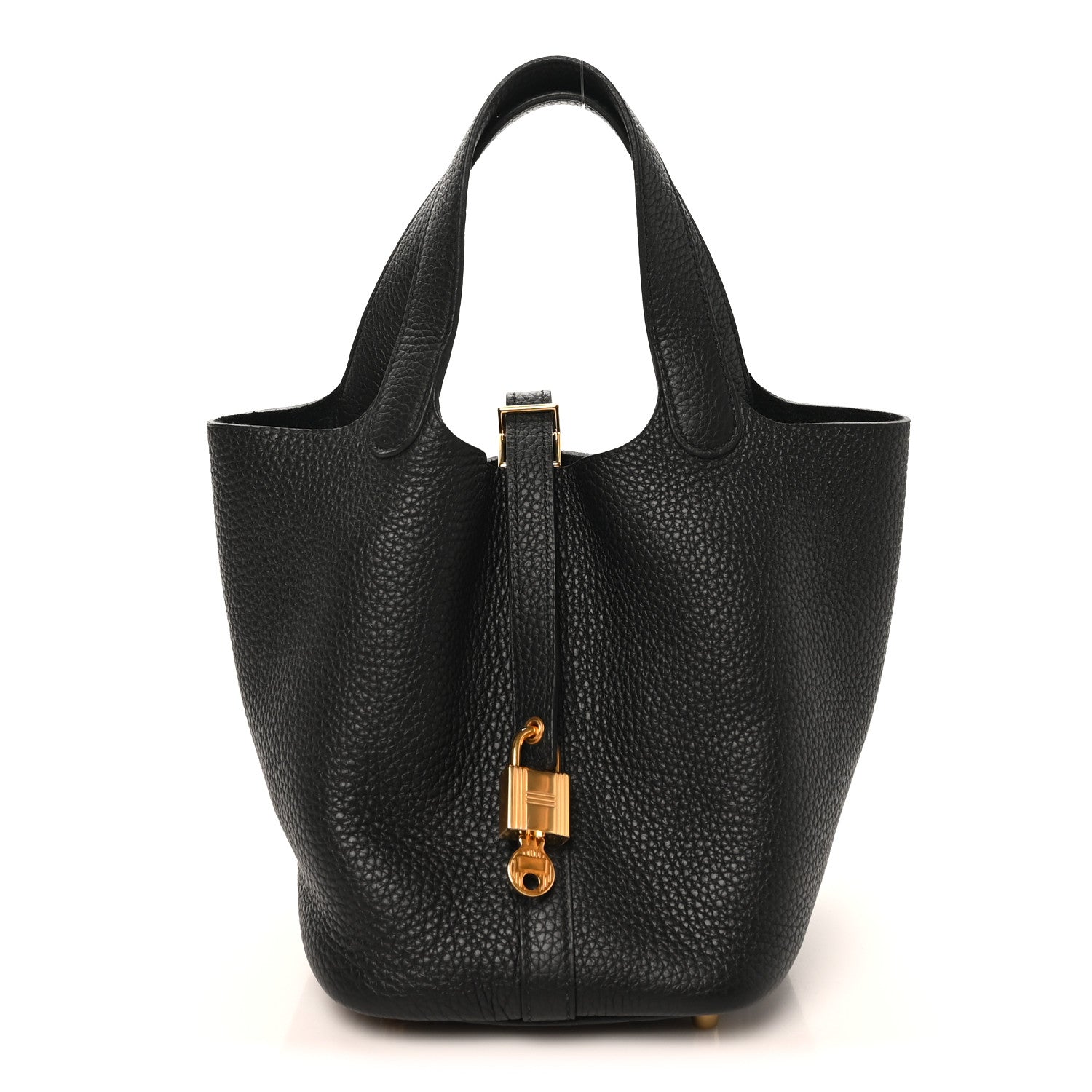 Hermes Taurillon Clemence Picotin Lock 18 PM Black 1 of 10