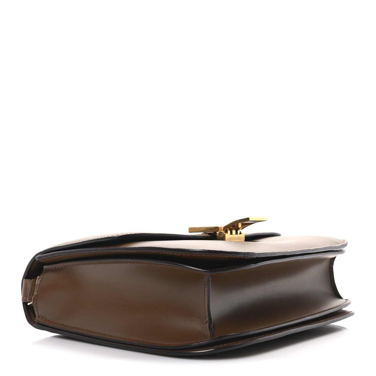 Celine Smooth Calfskin Medium Classic Box Flap Bag Camel 4 of 10