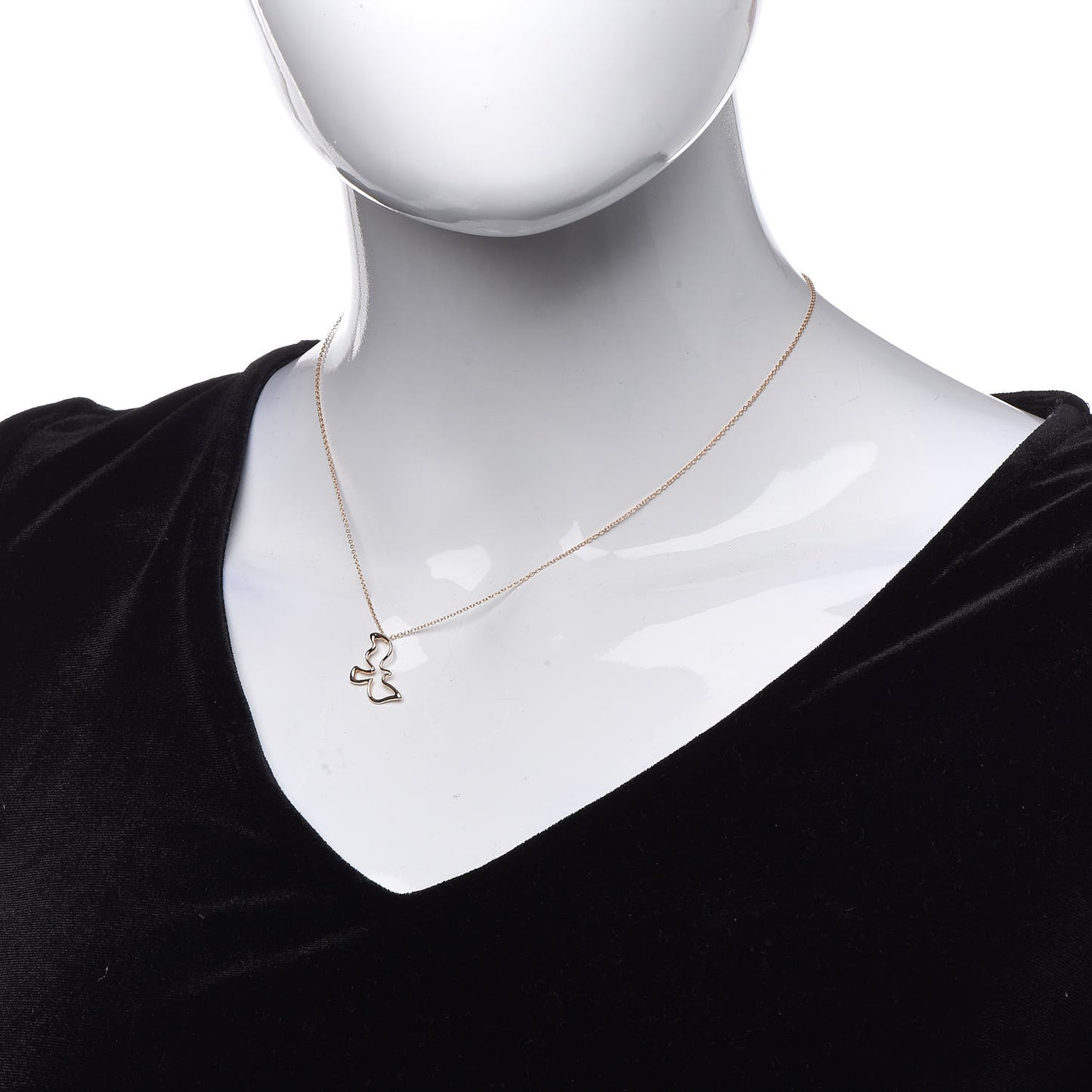 18K Rose Gold Paloma Picasso Dove Pendant Necklace