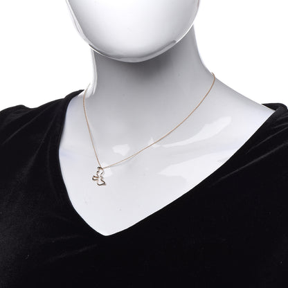 Tiffany 18K Rose Gold Paloma Picasso Dove Pendant Necklace 2 of 7