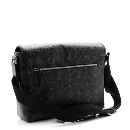 MCM Visetos Medium Aren Messenger Bag Black 3 of 10