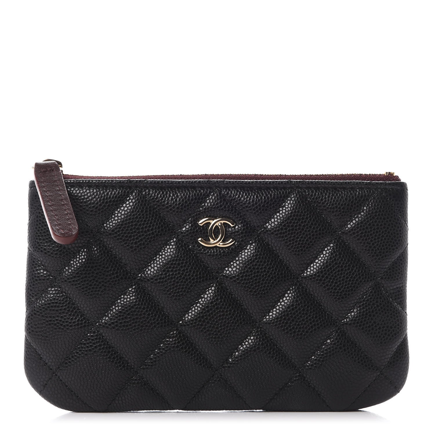 Chanel Caviar Quilted Small Cosmetic Case Black 1 of 11