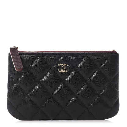 Chanel Caviar Quilted Small Cosmetic Case Black 1 of 11