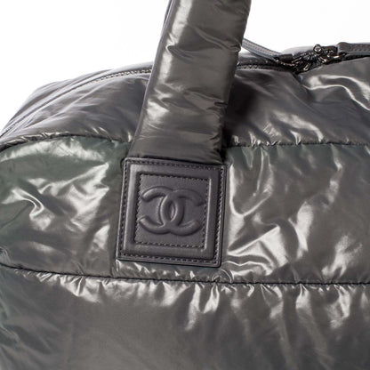 Chanel Nylon Coco Cocoon Tote Grey 4 of 10