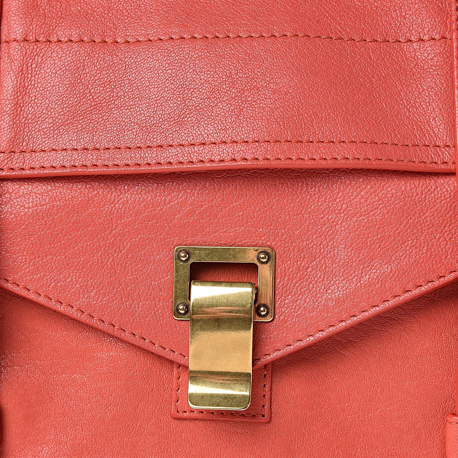 Proenza Schouler Lambskin Medium PS1 Satchel Deep Coral 21 of 21