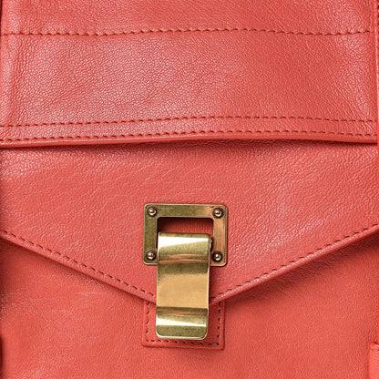 Proenza Schouler Lambskin Medium PS1 Satchel Deep Coral 21 of 21