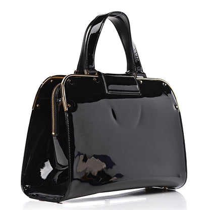 Saint Laurent Patent Calfskin Large Uptown Black 3 of 10