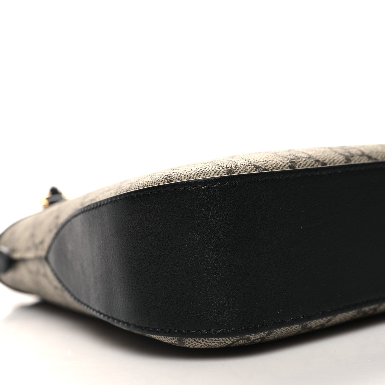 Gucci GG Supreme Monogram Medium Padlock Shoulder Bag Black 9 of 10