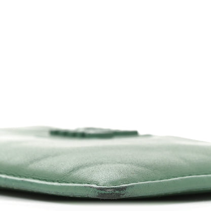 Miu Miu Soft Calf Softy Envelope Zip Card Holder Salvia 8 of 8