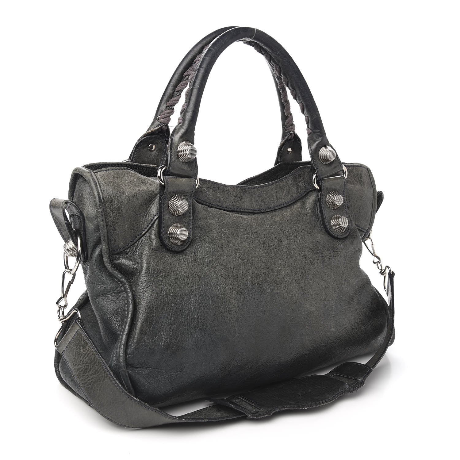 Balenciaga Agneau Giant 21 Silver Hardware City Grey 2 of 10