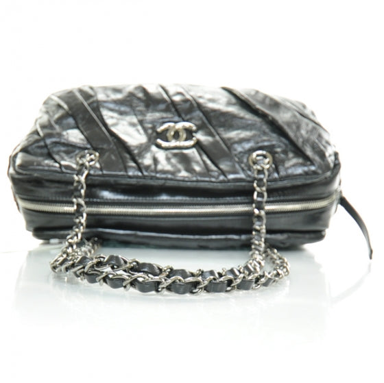 Chanel Leather Twisted Camera Case Black 5 of 11