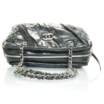 Chanel Leather Twisted Camera Case Black 5 of 11