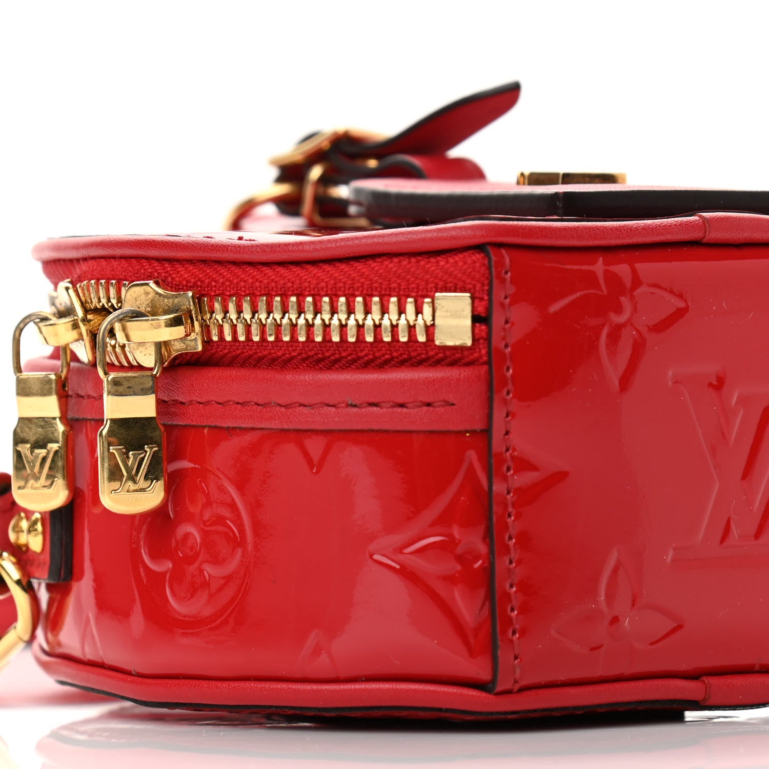 Louis Vuitton Vernis Mini Boite Chapeau Souple Red 8 of 11