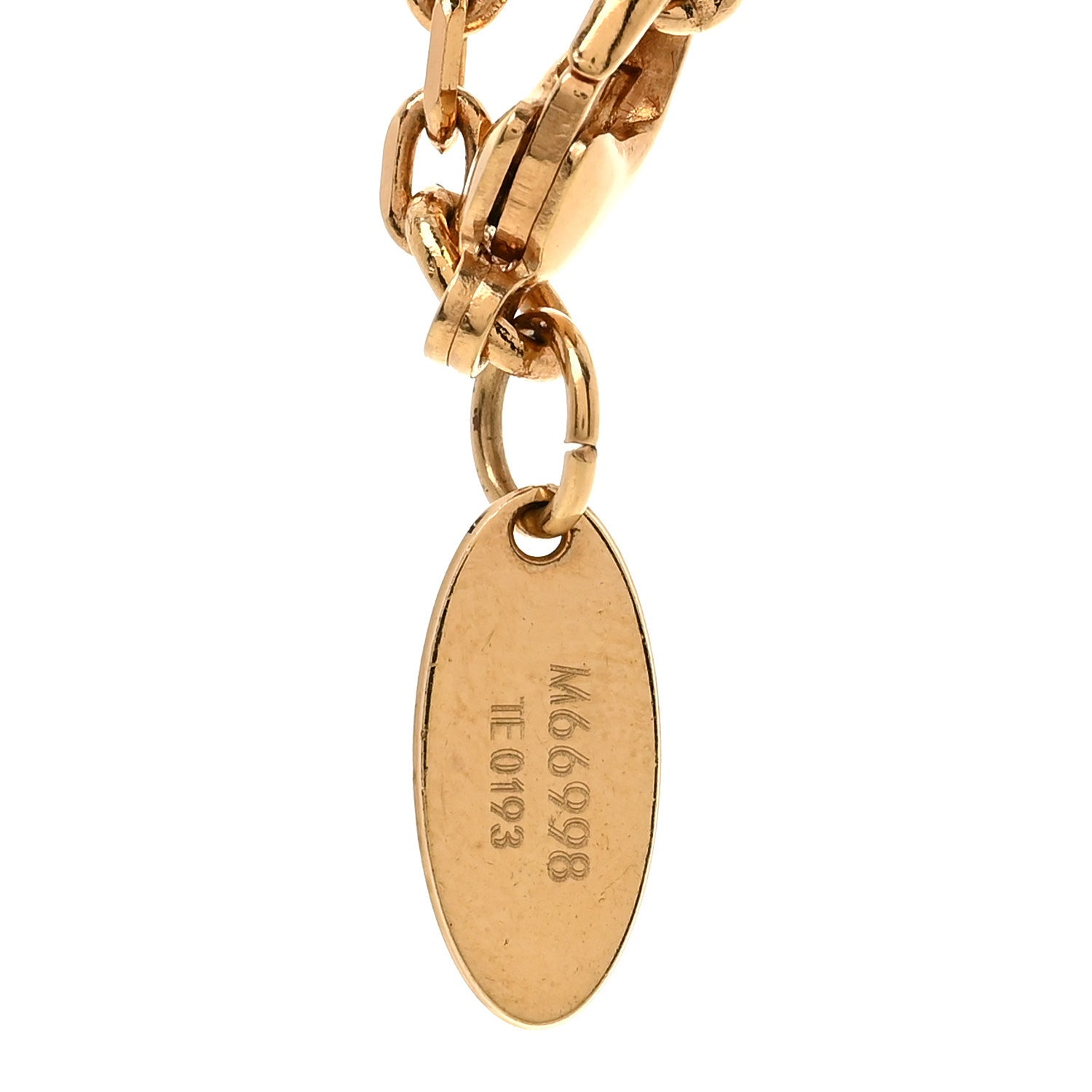 Louis Vuitton Swarovski Gamble Bracelet Azur Gold 5 of 5