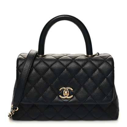 Chanel Caviar Quilted Mini Coco Handle Flap Black 1 of 10