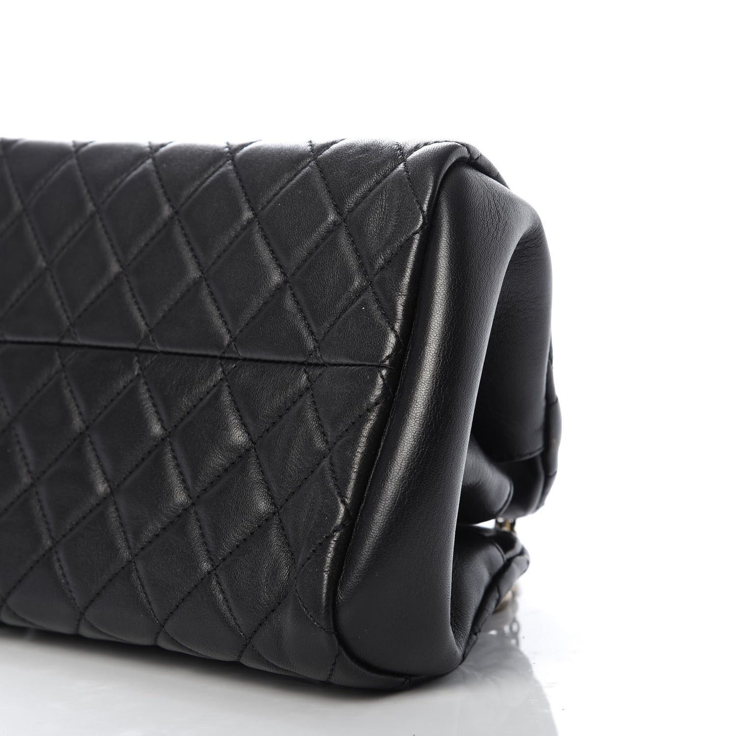 Lambskin Quilted Medium Just Mademoiselle Black