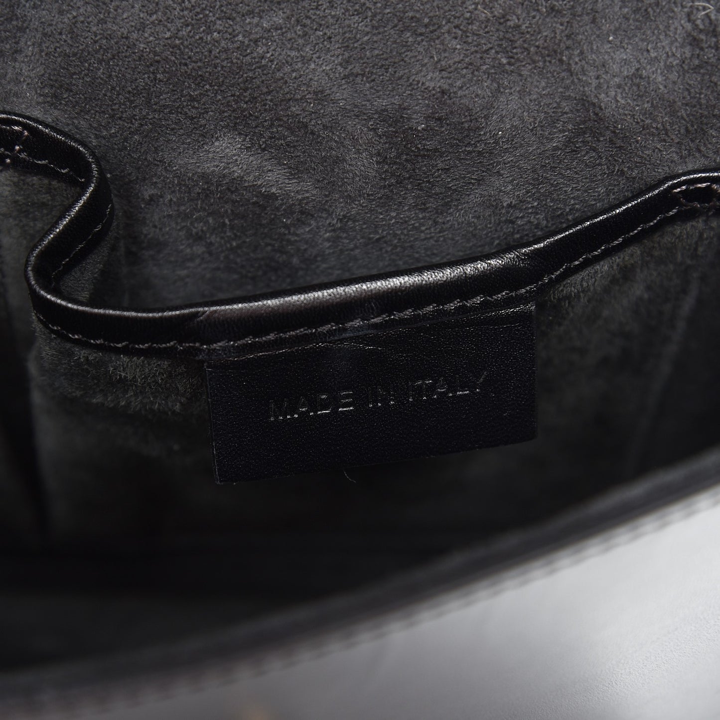 Calfskin Heroine Chain Satchel Black