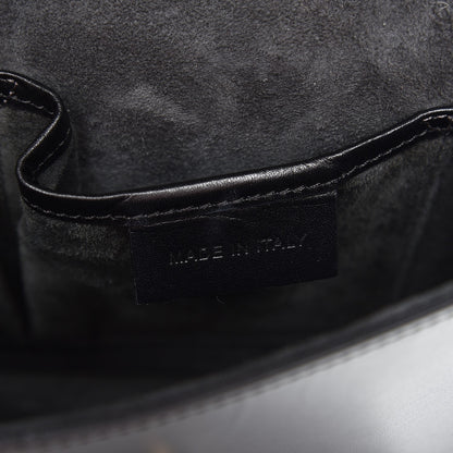 Alexander McQueen Calfskin Heroine Chain Satchel Black 9 of 10