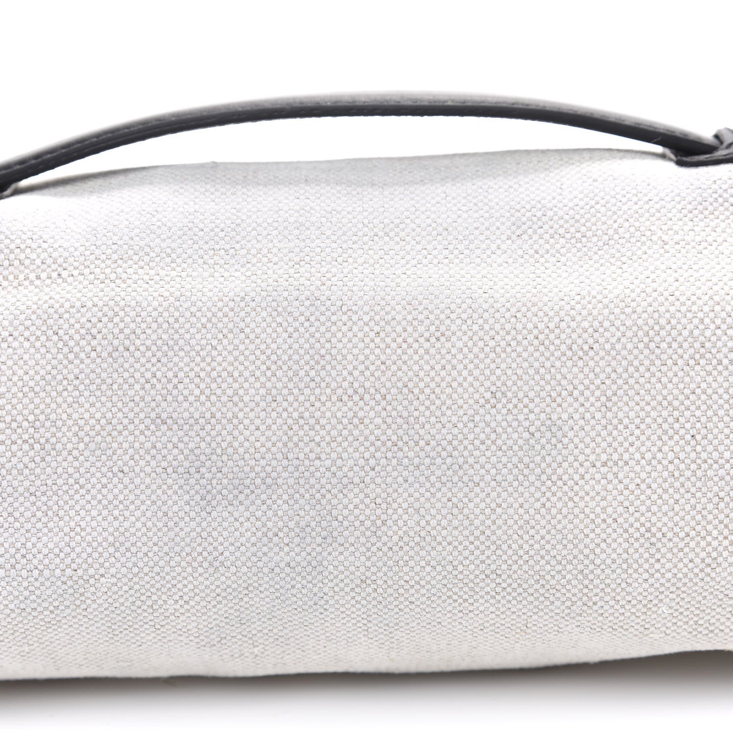 Burberry Calfskin Linen The Barrel Bag Black 10 of 11