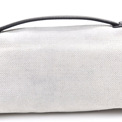Burberry Calfskin Linen The Barrel Bag Black 10 of 11