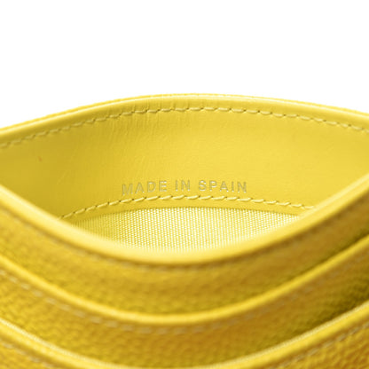 Chanel Caviar CC Timeless Card Holder Yellow 7 of 11
