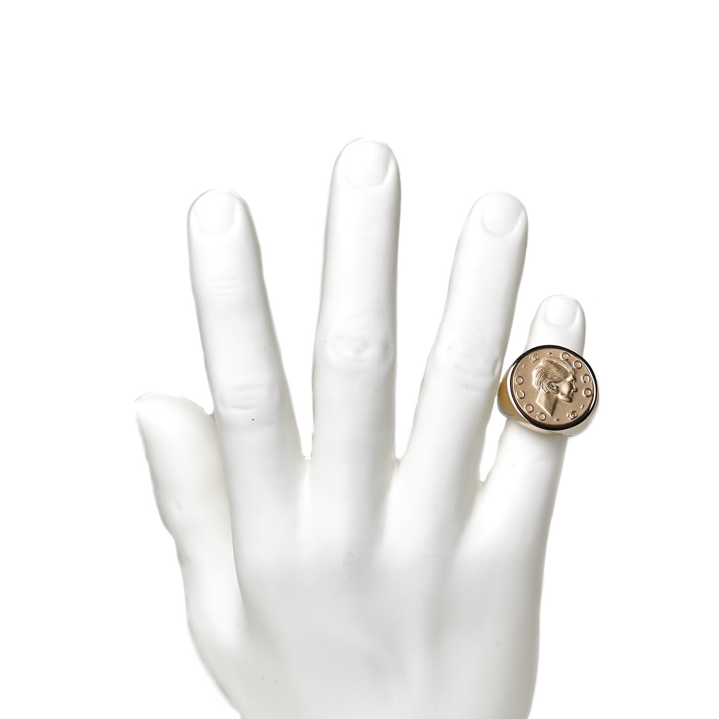 Coin Signet Ring 7 Gold