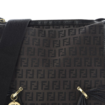 Fendi Zucchino Crossbody Messenger Dark Brown 8 of 8