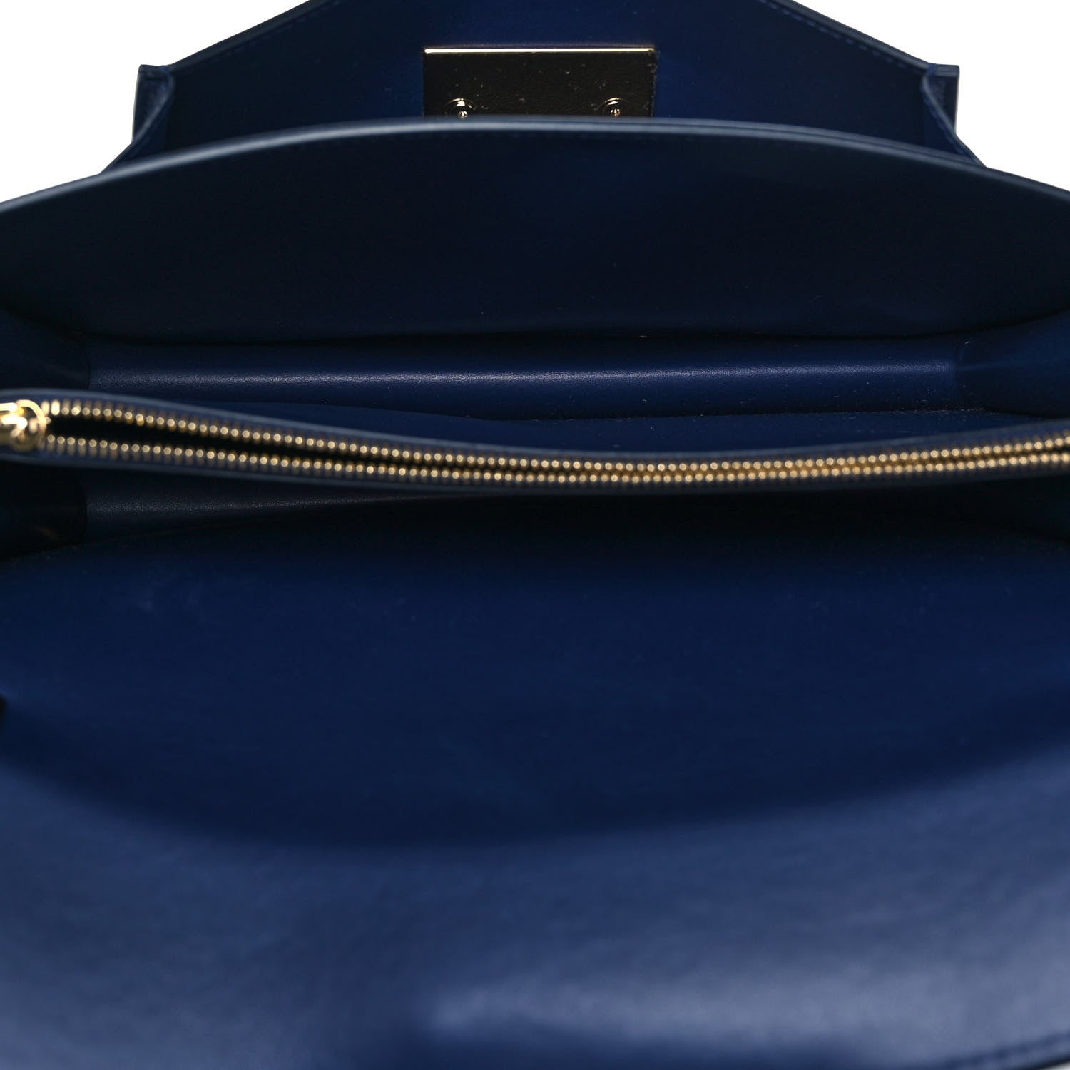 Salvatore Ferragamo Calfskin Aileen Navy 4 of 8