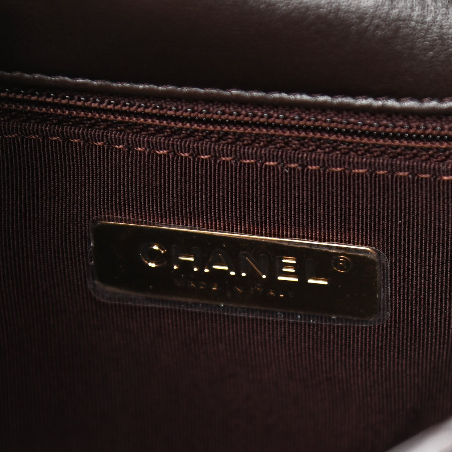 Lambskin Quilted Medium Chanel 19 Flap Dark Brown