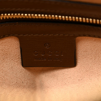 Gucci GG Supreme Monogram Small Horsebit 1955 Shoulder Bag Beige Brown Sugar 6 of 13