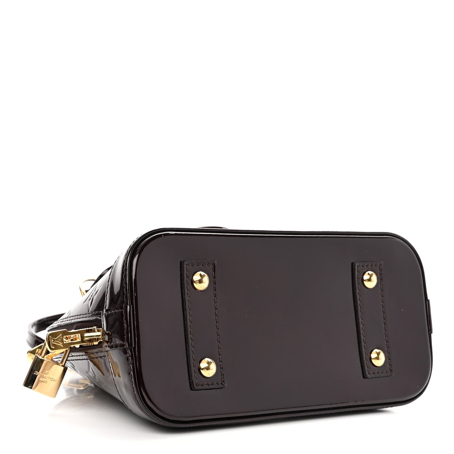 Louis Vuitton Vernis Alma BB Amarante 4 of 10