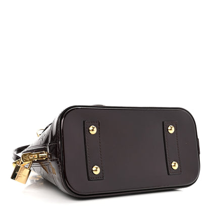 Louis Vuitton Vernis Alma BB Amarante 4 of 10